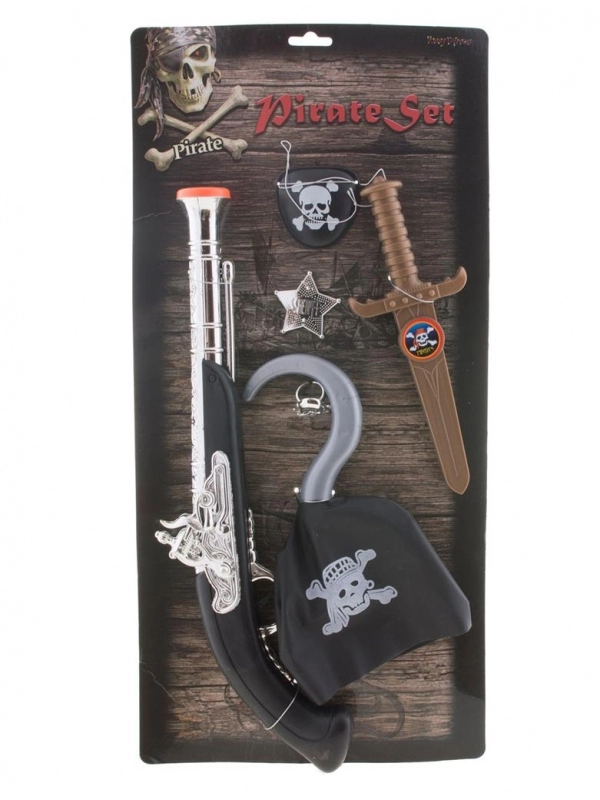 Set Accessoires Pirate Enfant 6 Pièces 4 Set Accessoires Pirate Enfant 6 Pièces – Image 2
