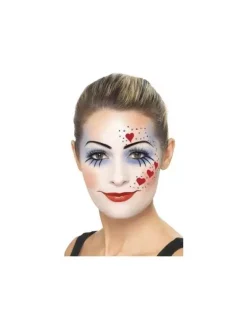 Smiffys Set Maquillage Clown (maquillage Visage, Nez Rouge, Crayons Et éponge) -Robes D'Halloween Soldes Boutique set maquillage clown maquillage visage nez rouge crayons et eponge 5