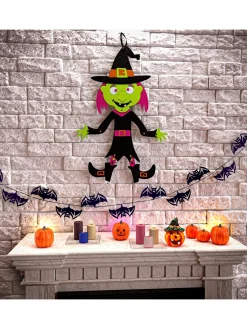 WIDMANN Sorcière Articulée Pour Halloween - 53 Cm