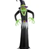 WIDMANN Sorcière Gonflable Et Lumineuse De 244cm - Pour Usage Intérieur Et Extérieur 2 WIDMANN Sorcière Gonflable Et Lumineuse De 244cm - Pour Usage Intérieur Et Extérieur -Robes D'Halloween Soldes Boutique sorciere gonflable et lumineuse de 244cm pour usage interieur et exterieur