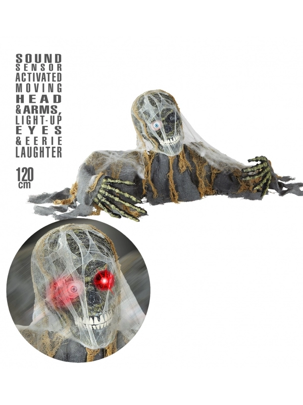 WIDMANN Squelette Zombie Animé Pour Halloween - Décoration Terrifiante 3 WIDMANN Squelette Zombie Animé Pour Halloween - Décoration Terrifiante
