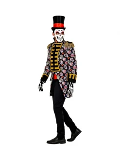 Robes D'Halloween Soldes Boutique -Robes D'Halloween Soldes Boutique veste jour des morts noir et fluo homme du s au xxl 1