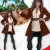 WIDMANN Veste Pirate Femme En Suédine Du S Au XL -Robes D'Halloween Soldes Boutique veste pirate femme en suedine du s au xl