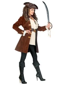 WIDMANN Veste Pirate Femme En Suédine Du S Au XL 7 WIDMANN Veste Pirate Femme En Suédine Du S Au XL -Robes D'Halloween Soldes Boutique veste pirate femme en suedine du s au xl 2