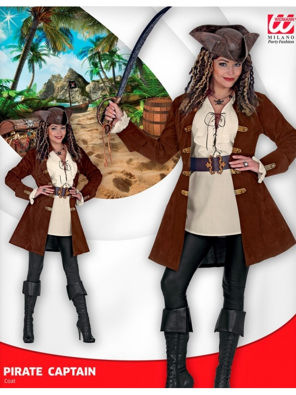 WIDMANN Veste Pirate Femme En Suédine Du S Au XL 3 WIDMANN Veste Pirate Femme En Suédine Du S Au XL